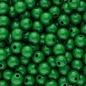 8 mm acryl kralen shiny Green