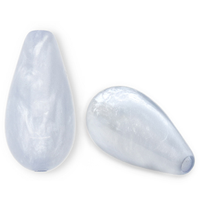 Polaris Elements kralen druppel vorm Polmo Sky blue