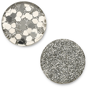 7 mm platte cabochon Polaris Elements Helios Beige