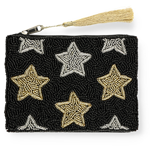 Etui sterren Black-silver-gold