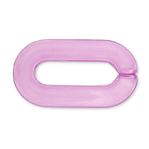 Acrylic chain 20mm losse schakels Lavender purple