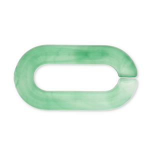 Acrylic chain 20mm losse schakels Jade green