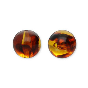 16 mm acryl kralen rond Orange brown