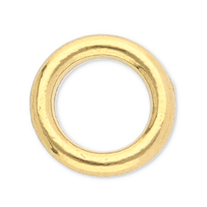 Roestvrij stalen (RVS) stainless steel onderdelen dichte ring 8mm Gold