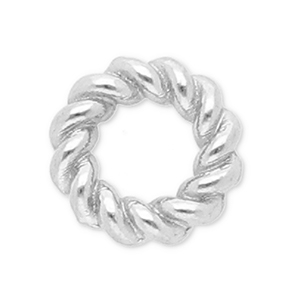 Roestvrij stalen (RVS) stainless steel onderdelen dichte ring 6mm Silver