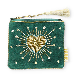 BY31&reg; Etui hart met sterren Dark green-light blue-gold