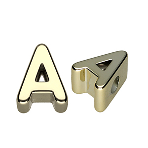Letterkralen van acryl letter A Gold