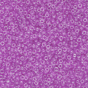 Miyuki rocailles 15/0 Violet Lined Crystal 15-0222