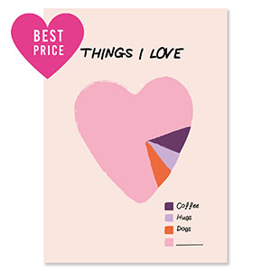 BY31&reg; Sieraden kaartjes "Things I love" Pink-purple-orange