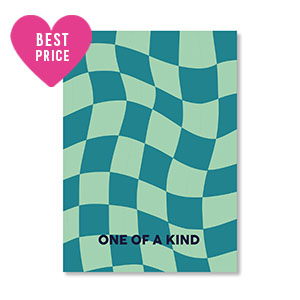 Sieraden kaartjes "One of a kind" Turquoise-blue