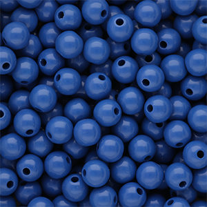 8 mm DQ acryl kralen shiny Dazzling blue 18-3949 TCX