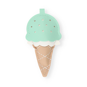 Statement hangers ijslolly Sandstone brown-mint green-white