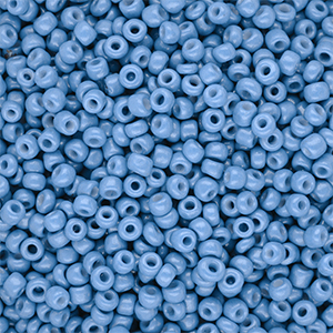 Glaskralen Rocailles 8/0 (3mm) Light blue