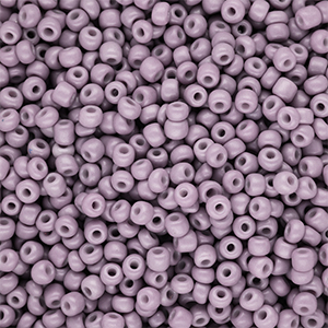 Glaskralen Rocailles 8/0 (3mm) Dusty mauve purple