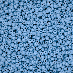 Glaskralen Rocailles 12/0 (2mm) Light blue