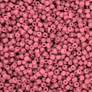 Glaskralen Rocailles 12/0 (2mm) Salmon pink