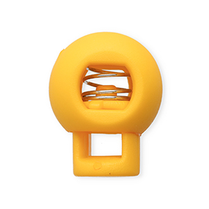 Gekleurde onderdelen koordstopper bal Tropical orange