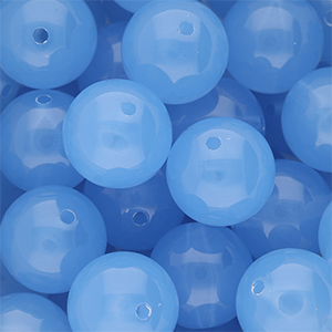 18 mm DQ&reg; acryl kralen shiny Blue