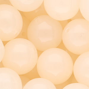20 mm DQ&reg; acryl kralen shiny Light peach