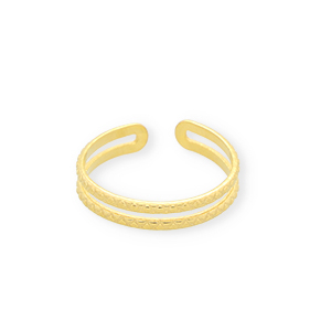 Roestvrij stalen (RVS) Stainless steel ringen Goud