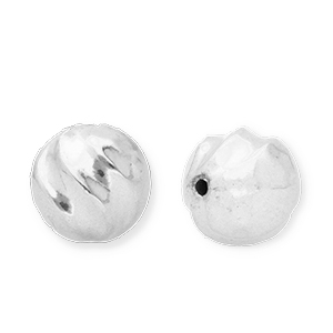 Roestvrij stalen (RVS) stainless steel kralen 16mm Silver