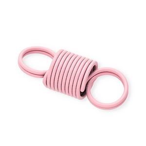 Gekleurde onderdelen spiraalveer connector Light pink