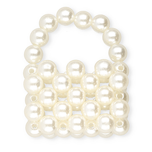 BY31&reg; Statement hangers handtas Off white
