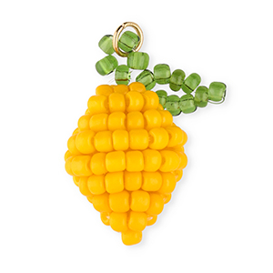 BY31&reg; Bedels van glaskralen citroen Warm yellow-green