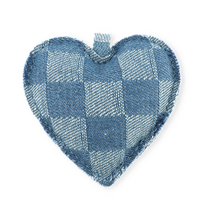Statement hangers hart denim-look Denim blue