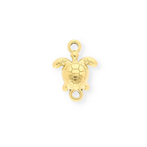 Roestvrij stalen (RVS) Stainless steel onderdelen tussenstuk schildpad Gold
