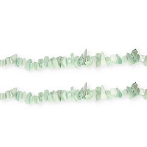 Schelp kralen chipstone Light green