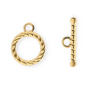 Roestvrij stalen (RVS) Stainless steel onderdelen kapittelslot Gold