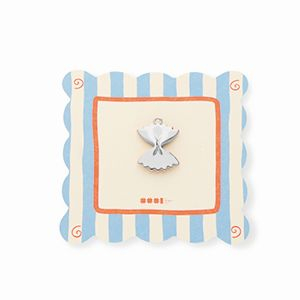 BY31&reg; Eco-brass metaal bedels farfalle pasta Silver