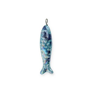 DQ&reg; Grieks keramiek hangers sardine Blue