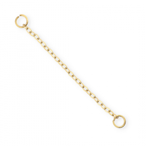 BY31&reg; Roestvrij stalen (RVS) Stainless steel jasseron bedels / tussenstuk ankerketting Gold