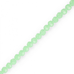 Top Facet kralen rond 4 mm Mint green