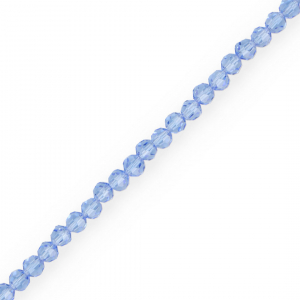 Top Facet kralen rond 4 mm Sky blue