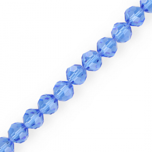 Top Facet kralen rond 10 mm Sky blue