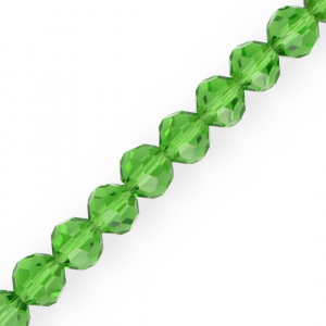 Top Facet kralen rond 10 mm Grass green