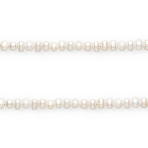 Imperfecte zoetwaterparels rond 5-6mm Ivory