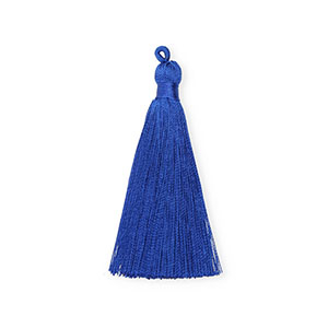 Kwastjes 8 cm Cobalt blue