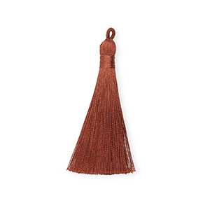 Kwastjes 8 cm Brown