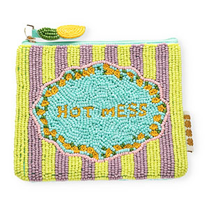 BY31&reg; Etui "HOT MESS" Turquoise blue-lime yellow-lilac-orange