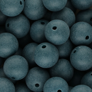 16 mm DQ Acryl kralen Petrol blue