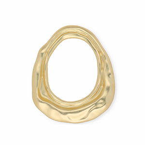 Statement hangers / tussenstuk ovaal Gold