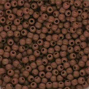 4 mm DQ acryl kralen shiny Brown