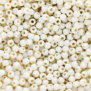 4 mm DQ acryl kralen shiny Off white