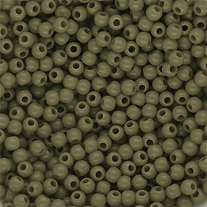 4 mm DQ acryl kralen shiny Army green