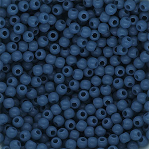 4 mm DQ acryl kralen shiny Teal blue