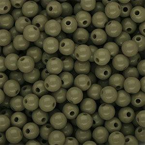 6 mm DQ acryl kralen shiny Army green